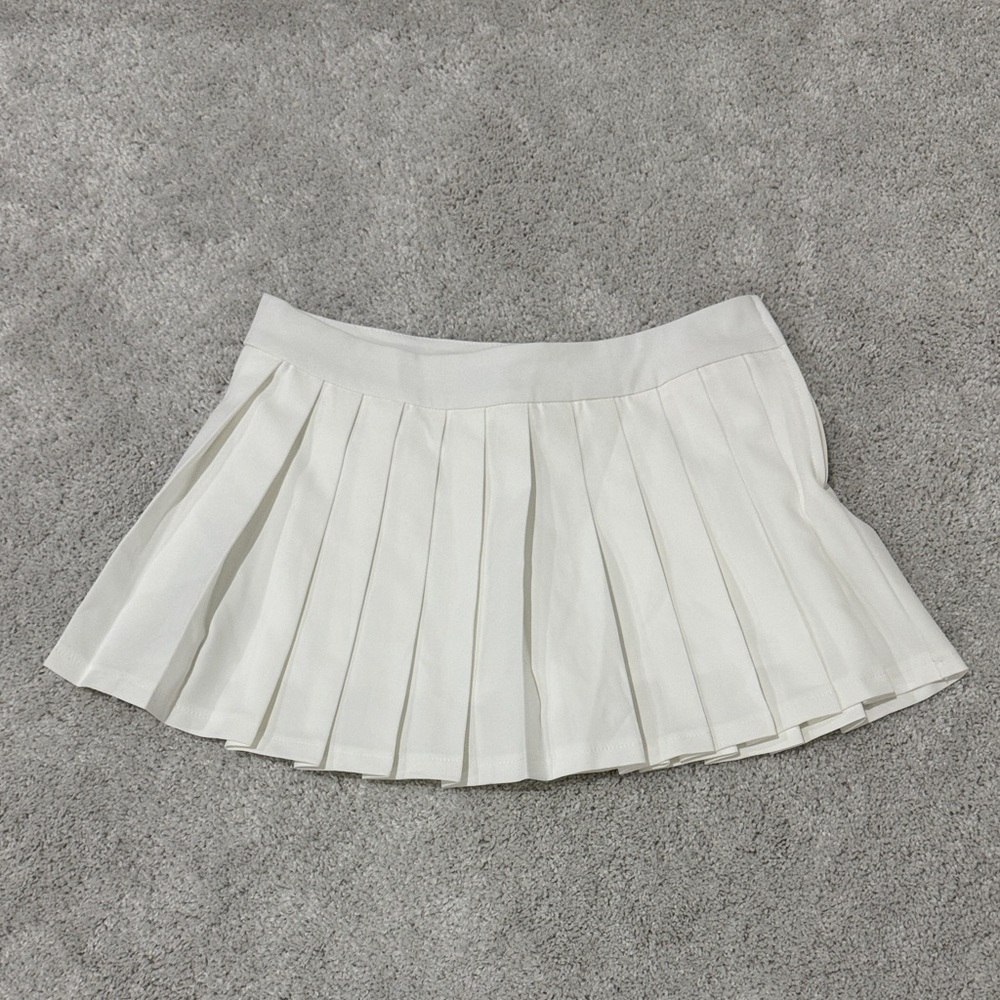 OOTDFash White Skater Skirt